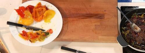 шашлык из зубатки с луковым конфитюром. Шаг 9