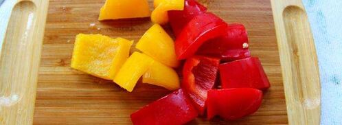 шашлык куриный с овощами. Шаг 3