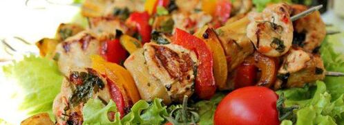 шашлык куриный с овощами. Шаг 10