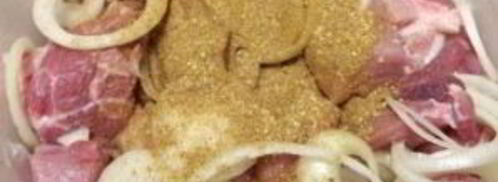 шашлык на кефире из свинины. Шаг 3