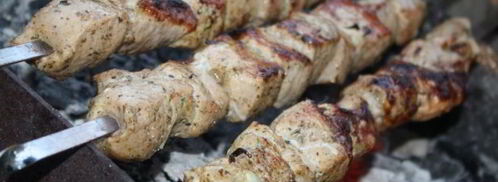 шашлык сочный в луковом маринаде. Шаг 7