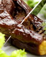 Шашлык в баклажанах в духовке