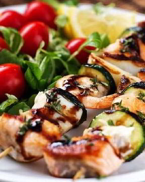 Шашлыки из морепродуктов