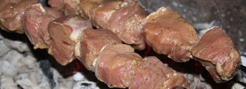 экспресс-шашлык из свиной вырезки без маринования. Шаг 3