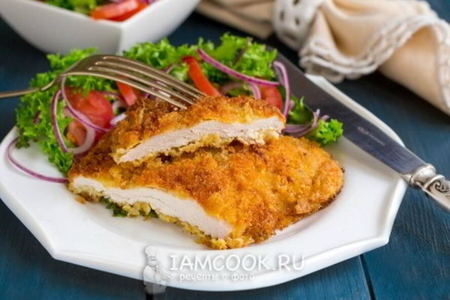 Рецепт шницель из свинины