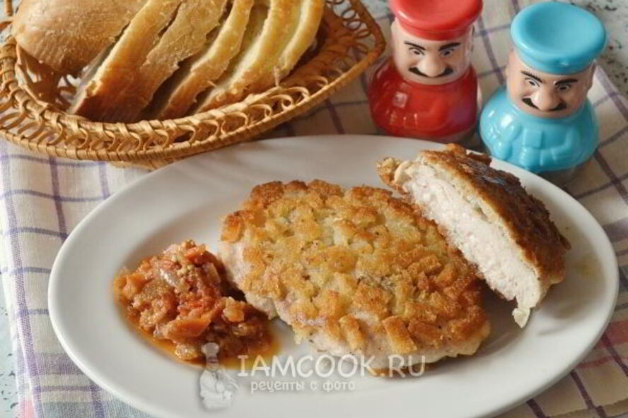 Рецепт шницель по-министерски