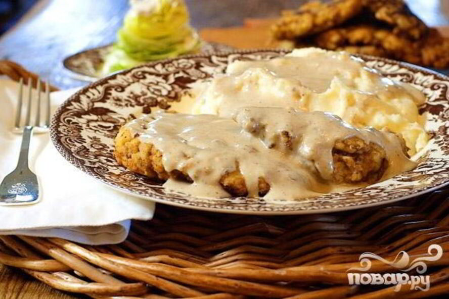 Рецепт куриный стейк с соусом