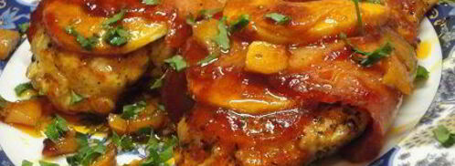 куриные стейки с яблоками. Шаг 5