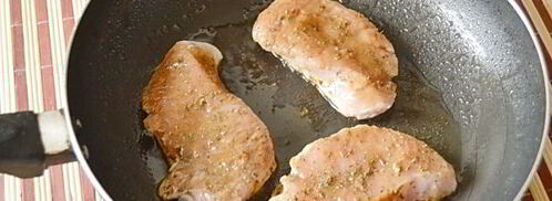 стейк из индейки на сковороде. Шаг 8