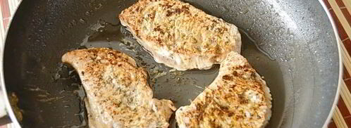 стейк из индейки на сковороде. Шаг 9