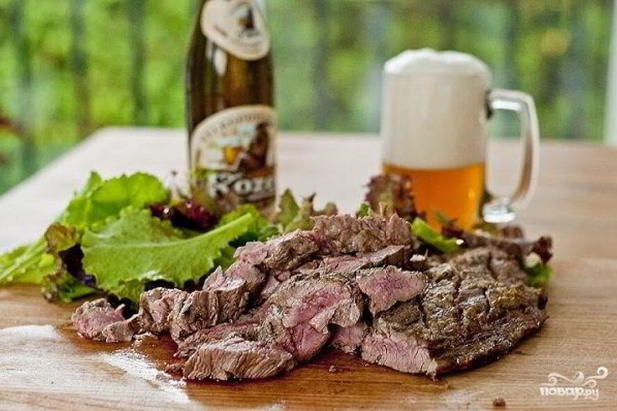 Рецепт стейк из пашины