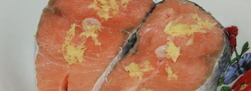 стейк из семги на гриле. Шаг 2