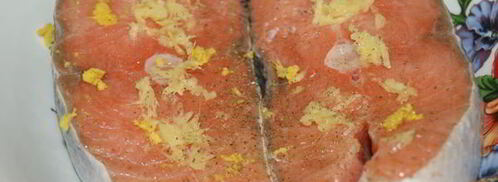 стейк из семги на гриле. Шаг 3