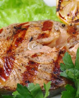 Стейк из семги