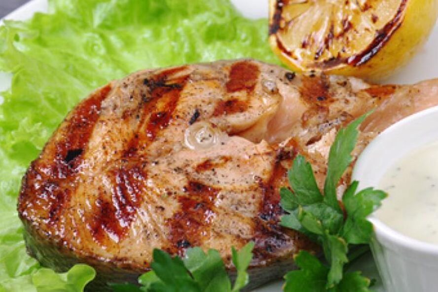 Рецепт стейк из семги