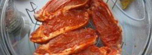 стейк из свинины в аэрогриле. Шаг 3