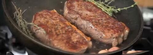 стейк из телятины на сковороде. Шаг 6