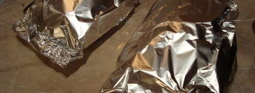 стейк лосося, запеченного в фольге homequeen с овощами. Шаг 3