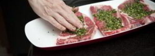 стейк на решетке. Шаг 6