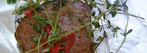 стейк с кровью из говядины. Шаг 7