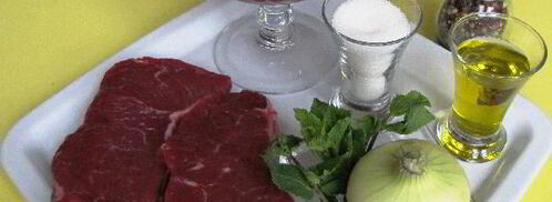 стейк с летним трио соусов для девочек. Шаг 2