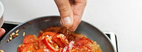 стейк с мятой и бальзамическим уксусом. Шаг 4