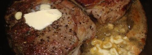 стейк с салатом микс. Шаг 6