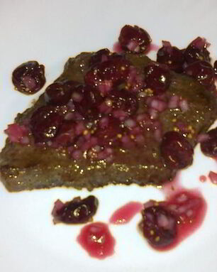 Стейк с вишней