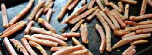 стейк со сладким картофелем и соусом из петрушки. Шаг 3