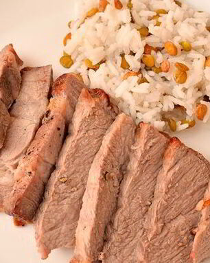 Стейк в винном соусе