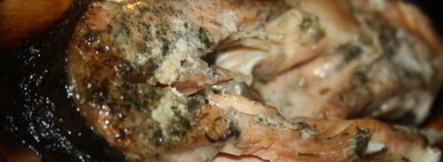 стейки форели в гриль-бумаге на мангале. Шаг 7