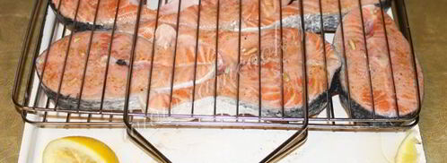 стейки из семги на углях. Шаг 3