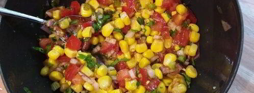 стейки лосося с сальсой из кукурузы. Шаг 2