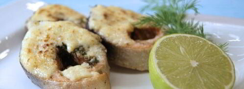 запеченные стейки горбуши. Шаг 8