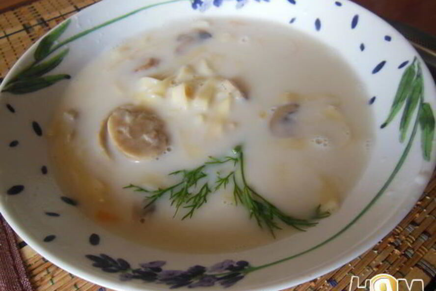 Рецепт сырная лапша с шампиньонами