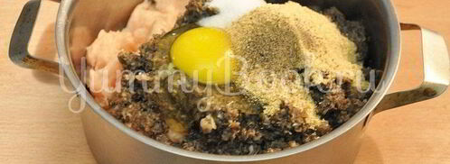 куриные тефтели с грибами. Шаг 4