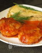 Куриные тефтели в мультиварке