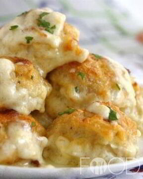 Куриные тефтели в сливочном соусе