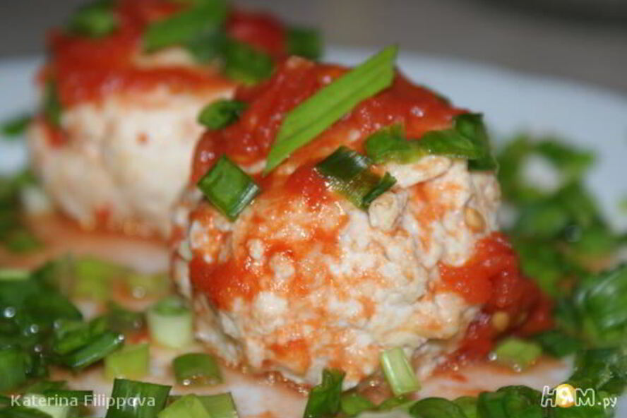 Рецепт куриные тефтели в томатном соусе