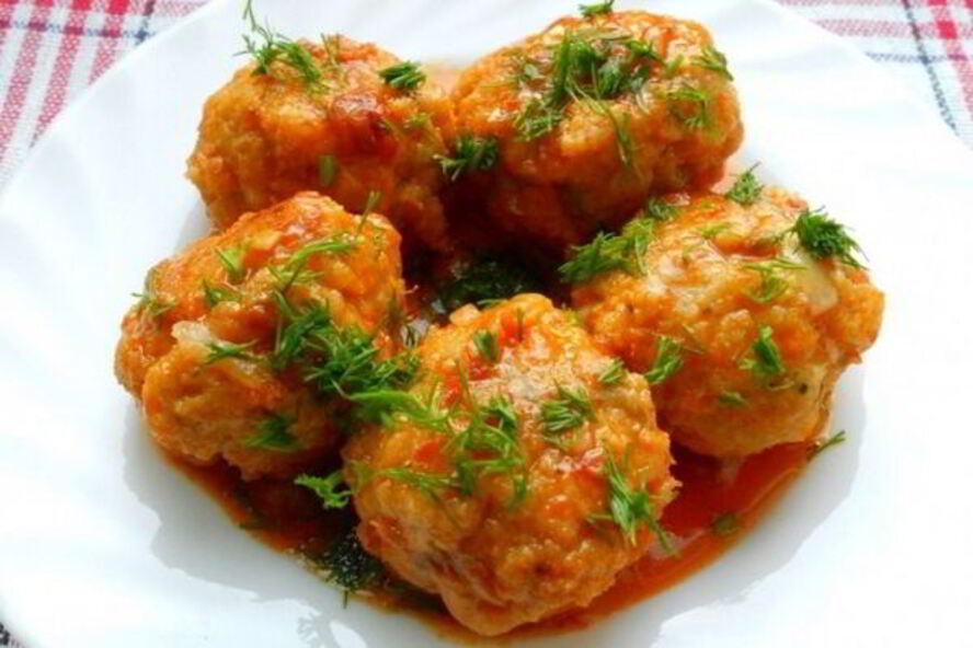 Рецепт мясные тефтели с рисом в подливке