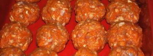 мясные тефтели с тыквой. Шаг 2