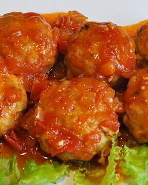 Острые тефтельки в томатном соусе