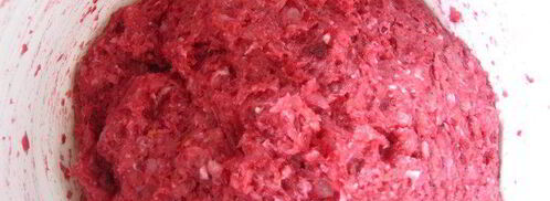 свекольно-мясные тефтели с грибной начинкой. Шаг 2