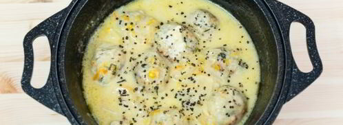 тефтели из индейки в сметанном соусе. Шаг 14