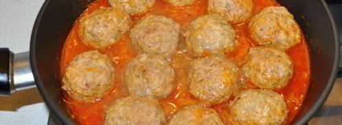 тефтели с булгуром в сливочно-томатном соусе. Шаг 7