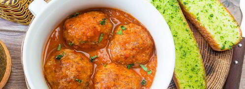 тефтели с чесночным хлебом. Шаг 10