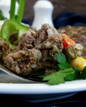 Тефтели с овощами в сливках