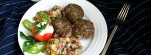 тефтели с овощами в сливках. Шаг 6