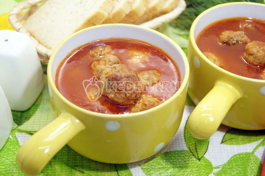 Рецепт тефтели с подливкой