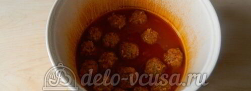 тефтели с рисом в мультиварке. Шаг 9